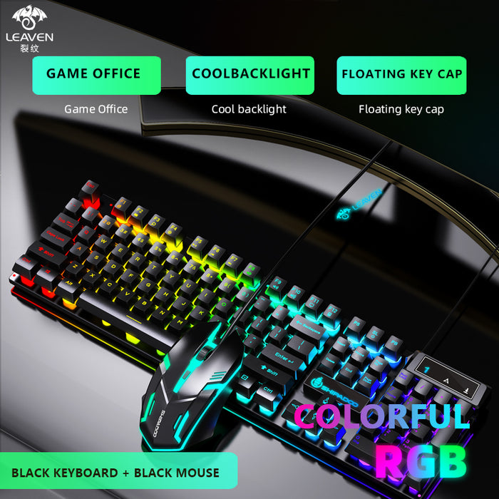 Premium LED Gaming Keyboard + Mouse